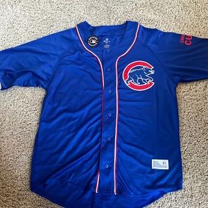 Authentic Adult Chicago Cubs Button Up Jersey